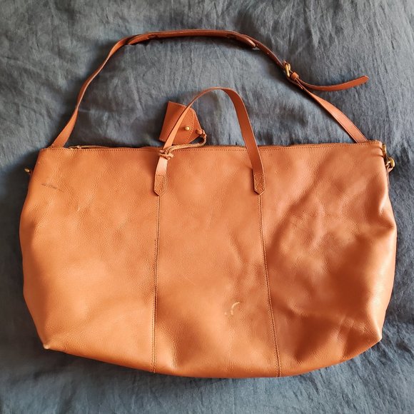 Madewell leather weekend bag - Picture 2 of 3